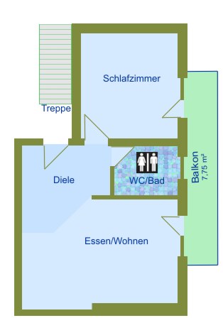 Grundriss Ferienwohnung Morgenrot